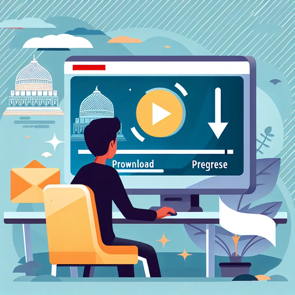 "Ilustrasi panduan YT Downloader untuk mengunduh video YouTube di Indonesia dengan langkah-langkah mudah dan praktis."